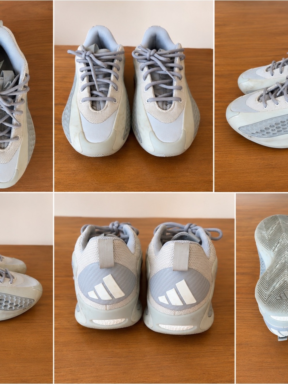 adidas Men’s Light Gray Low-Top Sneakers